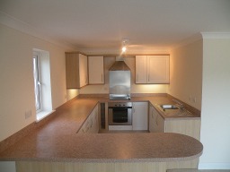 Russell Court kitchen